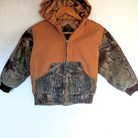 outdoor habitat Jackets & Coats Outdoor Habitat Boys Brown And Camo